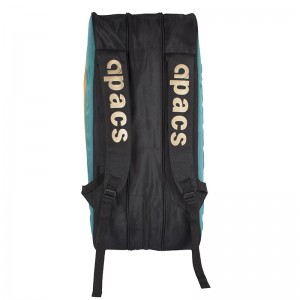 Niebiesko-czarny Apacs TRI 3812 profesjonalny termobag badmintonowy na 3 rakiety