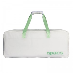 Biało zielona Torba Apacs REC-D821-SF Kompaktowa, 2-komorowa Badmintonowa